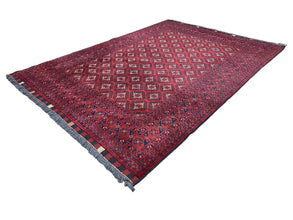 7x5 Silk Road Collection Rug – Handmade Afghan Wool Carpet