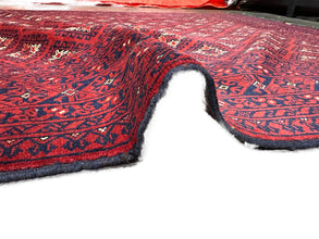 7x5 Silk Road Collection Rug – Handmade Afghan Wool Carpet