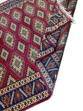 7x10 Hand-Knotted Afghan Rug – Nomad Collection Design