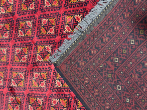 7x5 Hand-Knotted Afghan Rug – Nomad Collection Design