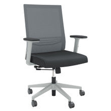 OfficeSource | Oslo | Mid Back Mesh Task Chair with Adjustable Arms