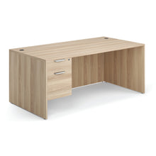 OfficeSource | OS Laminate | Single 3/4 Pedestal Desk - 71'' x 36''