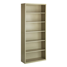 OfficeSource Steel Bookcase Collection 6 Shelf Metal Bookcase, 82'' High