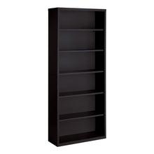 OfficeSource Steel Bookcase Collection 6 Shelf Metal Bookcase, 82'' High