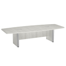 OfficeSource | OS Conference Tables | Boat Shaped Conference Table with Elliptical Base - 10'