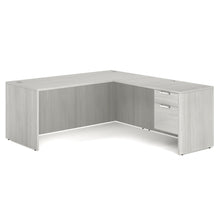 OfficeSource | OS Laminate Collection | Single 3/4 Pedestal ''L'' Desk - 71'' x 30''
