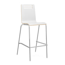 OfficeSource | Rowan | Square Bentwood Bar Height Café Stool - Set of 2