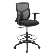 OfficeSource Starlight Mid Back Stool with Black Frame