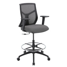 OfficeSource Starlight Mid Back Stool with Black Frame