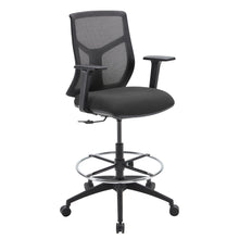 OfficeSource Starlight Mid Back Stool with Black Frame