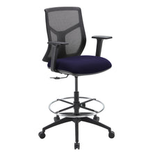 OfficeSource Starlight Mid Back Stool with Black Frame