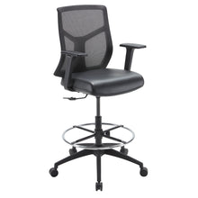 OfficeSource Starlight Mid Back Stool with Black Frame