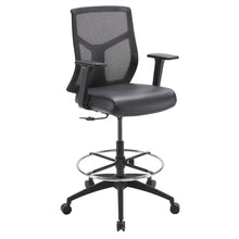 OfficeSource Starlight Mid Back Stool with Black Frame