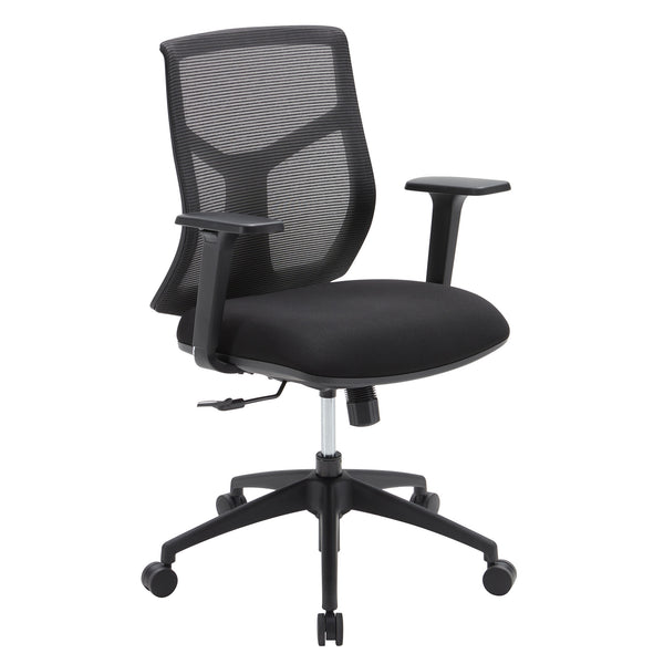 OfficeSource Starlight Mid Back Basic Task Chair with Black Frame