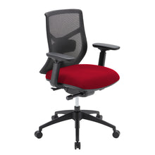 OfficeSource Starlight Mid Back Luxe Task Chair with Black Frame and Seat Slider