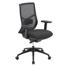 OfficeSource Starlight High Back Max Task Chair with Black Frame and Seat Slider