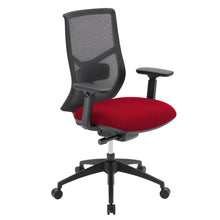 OfficeSource Starlight High Back Max Task Chair with Black Frame and Seat Slider