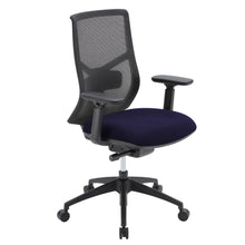 OfficeSource Starlight High Back Max Task Chair with Black Frame and Seat Slider