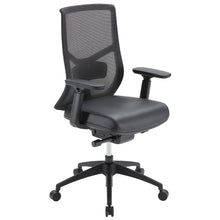 OfficeSource Starlight High Back Max Task Chair with Black Frame and Seat Slider