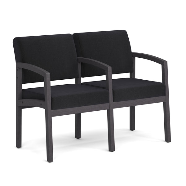 OfficeSource Baker 2-Seater with Full Arm