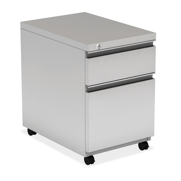 OfficeSource Metal Pedestals 2 Drawer Metal File and Box Pedestal - 22''D