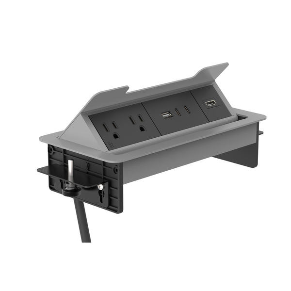 OfficeSource Pop-Up Power Insert with 6' Power Cord