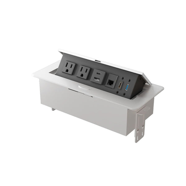 OfficeSource Pop-up Power Insert with 8' Power Cord