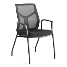 OfficeSource Starlight Executive Guest Chair with Black Frame