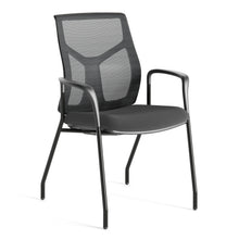 OfficeSource Starlight Executive Guest Chair with Black Frame
