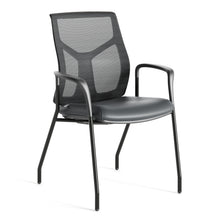 OfficeSource Starlight Executive Guest Chair with Black Frame