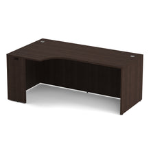 OfficeSource | OS Laminate | Right Desk Shell with Corner Extension