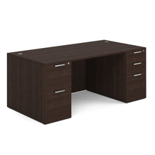 OfficeSource | OS Laminate | Double Full Pedestal Desk - 71'' x 36''