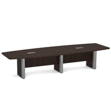 OfficeSource | OS Conference Tables | Boat Shaped Conference Table with Elliptical Base