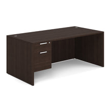 OfficeSource | OS Laminate | Single 3/4 Pedestal Desk - 71'' x 36''