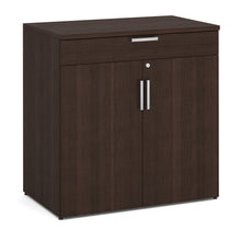OfficeSource  OS Laminate Buffet Credenza with Top Drawer and Doors