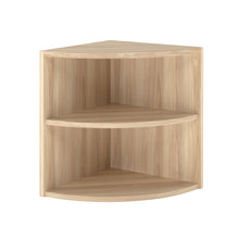OfficeSource | OS Laminate | Corner Bookcase - 24''W x 24''D