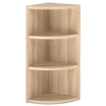 OfficeSource | OS Laminate | Corner Bookcase