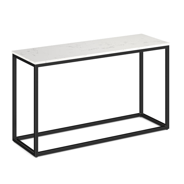 Lenox 16''x48'' Console Table with Black Metal Base