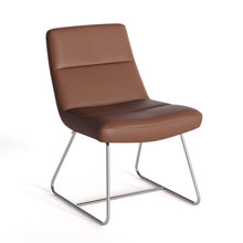 OfficeSource | Sutton | Upholstered Lounge Chair with Sled Base