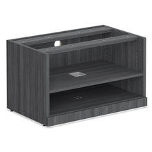 OfficeSource | StandUp Standing Desk | Open Shelf Cabinet (Top Not Included)