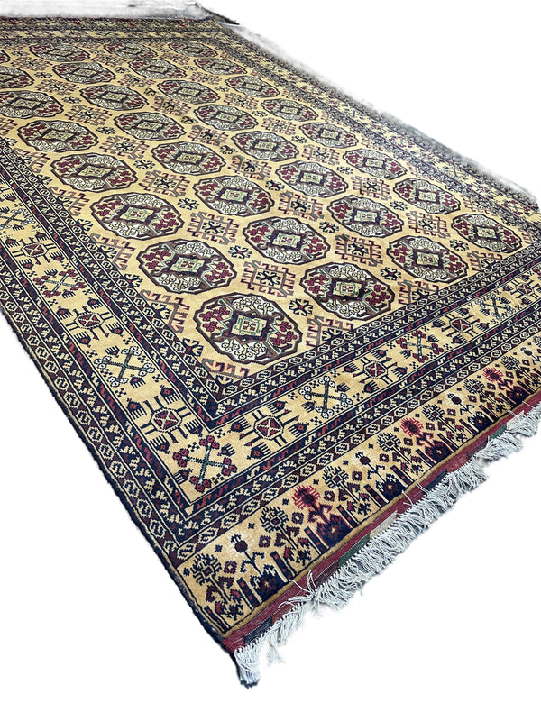 7x10 Silk Road Collection Rug – Handmade Afghan Wool Carpet