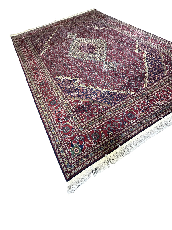 7x10 Silk Road Collection Rug – Handmade Afghan Wool Carpet