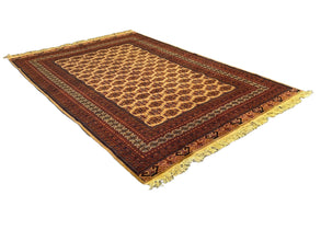 7x10 Silk Road Collection Rug – Handmade Afghan Wool Carpet