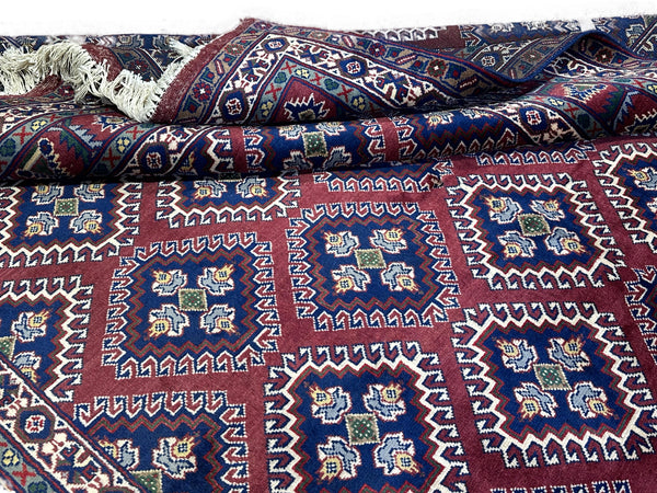 7x5 Traditional Afghan Wool Rug – Frontier Collection Style