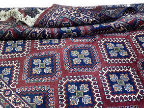 7x5 Traditional Afghan Wool Rug – Frontier Collection Style