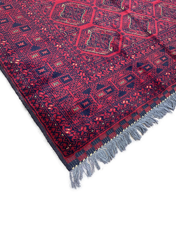 7x5 Silk Road Collection Rug – Handmade Afghan Wool Carpet