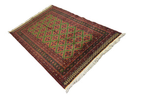 4x6 Traditional Sovereign Rug – Handwoven in Afghanistan