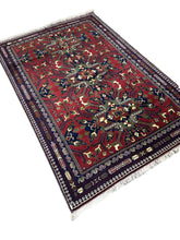 3x5 Silk Road Collection Rug – Handmade Afghan Wool Carpet