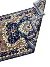 3x5 Afghan Caravan Collection Rug – Tribal Red & Black Wool