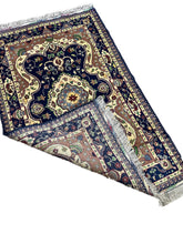 3x5 Afghan Caravan Collection Rug – Tribal Red & Black Wool